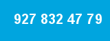 927 832 47 79 927 832 47 79